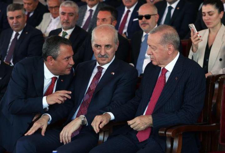 Yer: KKTC! Cumhurbaşkanı Erdoğan, Özgür Özel, Numan Kurtulmuş... 'Ne var kardeşim bu fotoğrafta!'