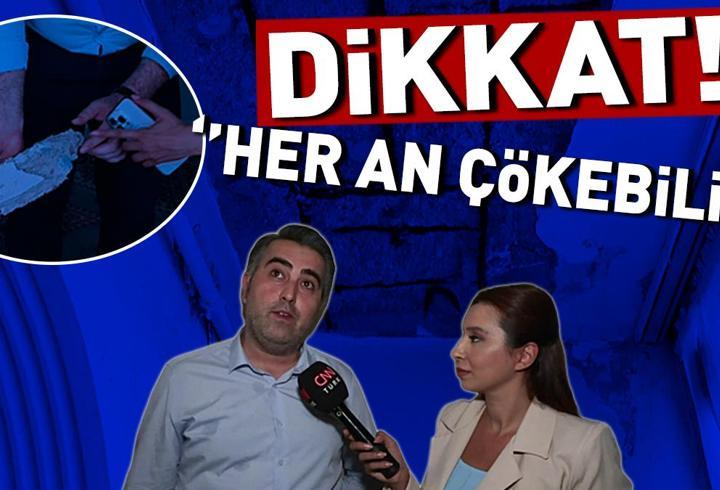 Dikkat! ''HER AN ÇÖKEBİLİR'' İşte o tabut binalardan biri daha...