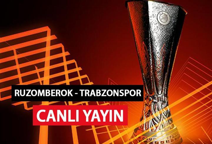 Trabzonspor maçı canlı izle! Ruzomberok Trabzonspor maçı canlı izle! A Spor canlı yayın – UEFA Avrupa Ligi