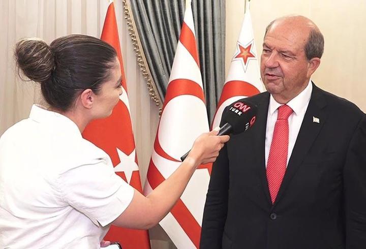 SON DAKİKA HABERİ: KKTC Cumhurbaşkanı Ersin Tatar CNN TÜRK'te: Gücümüzü dosta düşmana gösterdik!