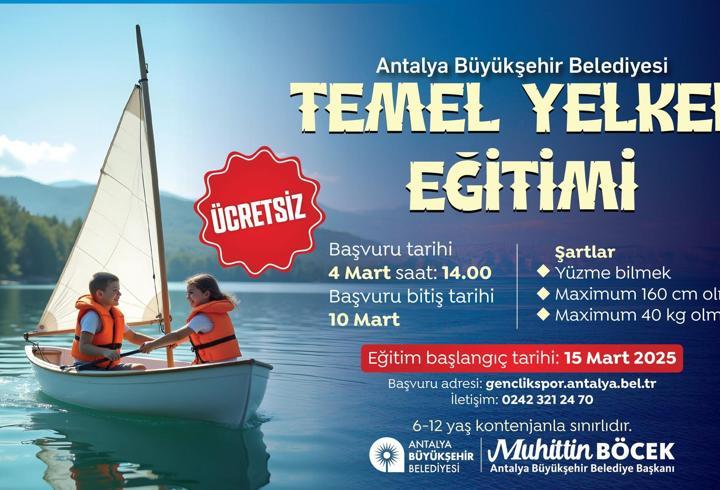 Büyükşehir’den 'Temel Yelken Eğitimi' 