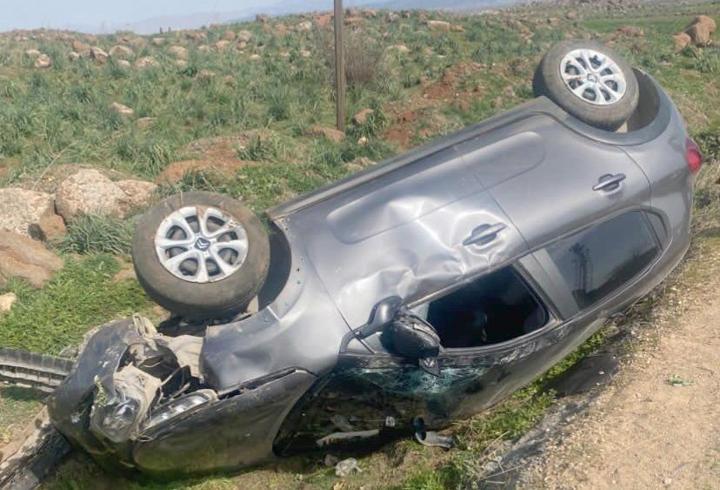 Gaziantep’te otomobil, şarampole devrildi: 4 yaralı