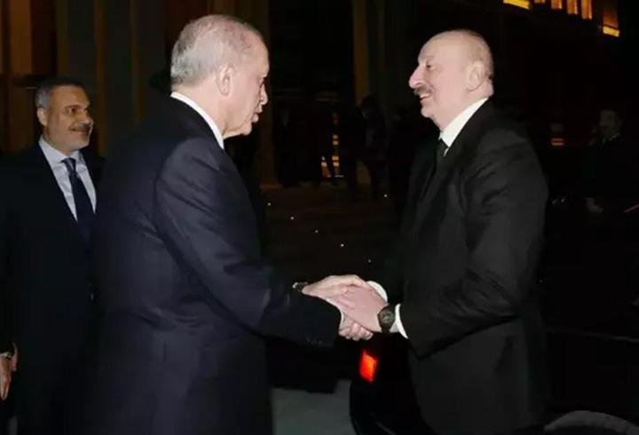 Cumhurbaşkanı Erdoğan, Aliyev ile iftar yaptı