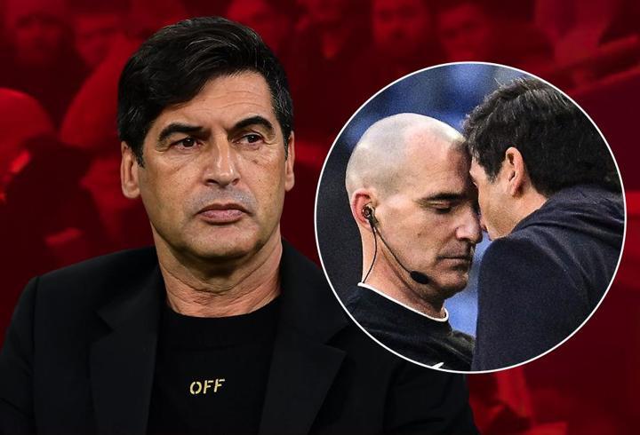 Hakeme neredeyse kafa atıyordu! Paulo Fonseca'ya 9 ay men...