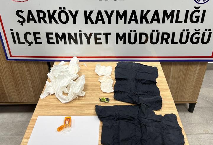 Şarköy'de uyuşturucu ile yakalanan şüpheli tutuklandı