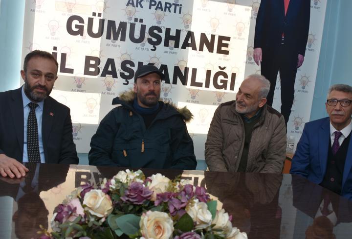 AK Parti MKYK üyesi Serdar Kılıç, Gümüşhane'de partililerle buluştu