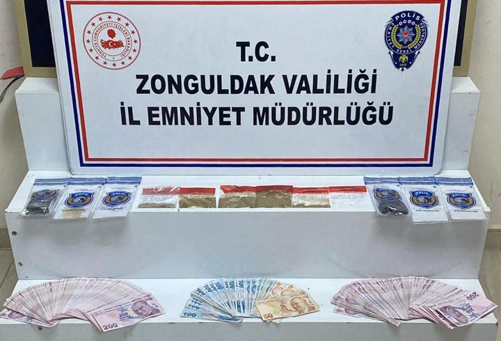 Zonguldak'ta uyuşturucu operasyonlarında 2 tutuklama