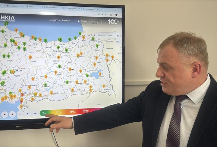 8 ilde 29 istasyon ile hava kalitesini izliyorlar