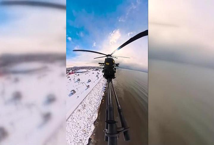 "ATAK" Gök Vatan'da güç gösterisi yaptı