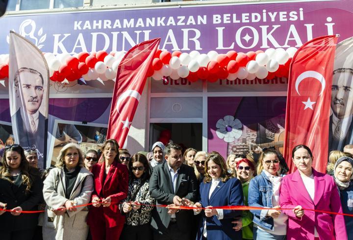 Kahramankazan ilçesinde "Kadınlar Lokali" açıldı