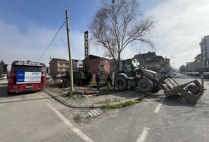 Metan gazı yanan alanda sondaj bitti