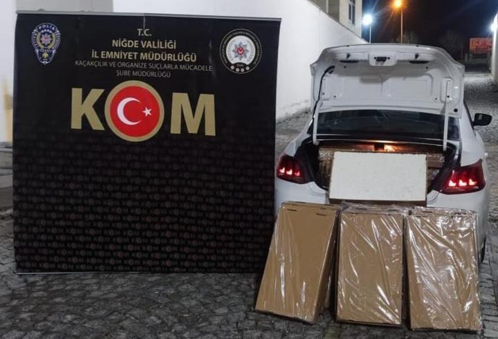 Niğde’de kaçakçılık operasyonu; 5 gözaltı