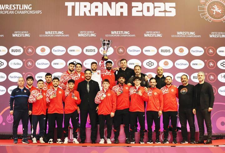 U23 Serbest Güreş Milli Takımı, Avrupa 2'ncisi oldu