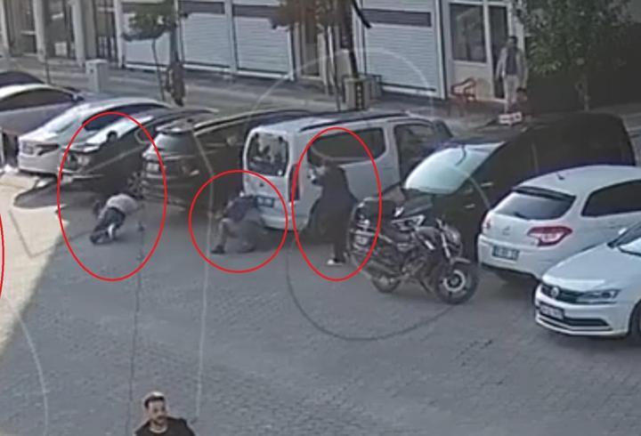 Saldırıya uğrayan kocasını tabancayla korumaya çalıştı