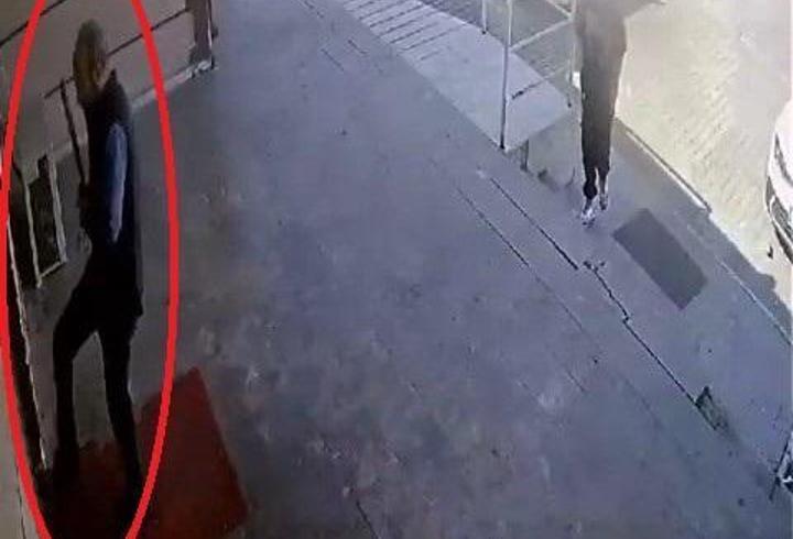 Doktora beyzbol sopalı saldırı girişimi kamerada