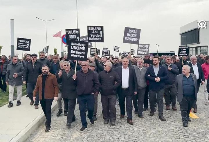 Tekirdağ'da şoförler kontak kapattı… UKOME’yi protesto ettiler