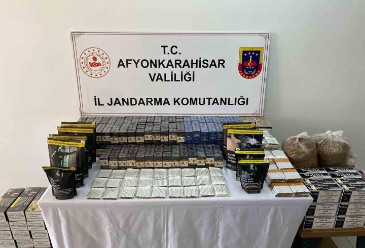 Jandarmadan kaçak tütün baskını