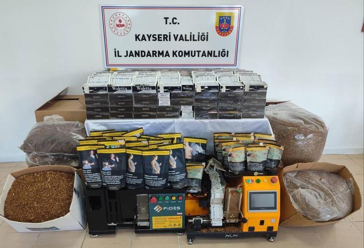 Kayseri'de kaçak sigaraya 1 gözaltı