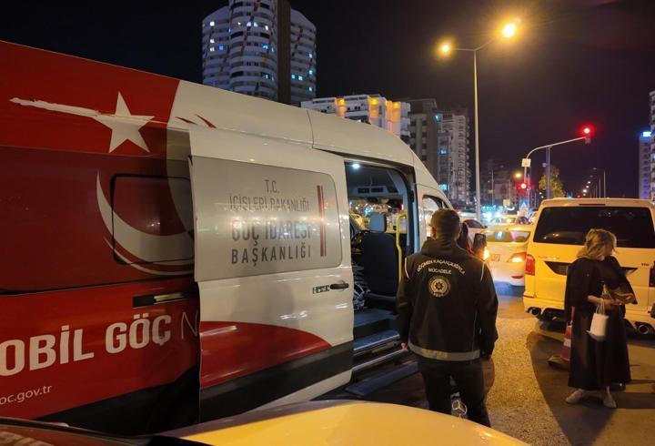 Mersin’de düzensiz göç denetimi