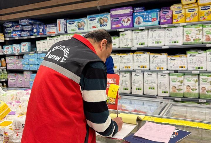 Batman'da uygunsuzluk tespit edilen işletmelere 336 bin lira ceza