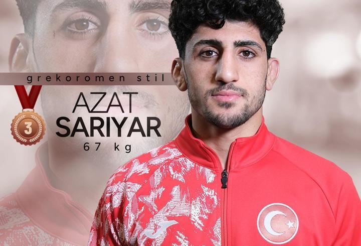 Azat Sarıyar’dan bronz madalya