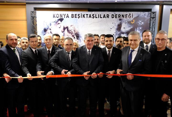 Serdal Adalı, Konya Beşiktaşlılar Derneği'nin açılışını yaptı