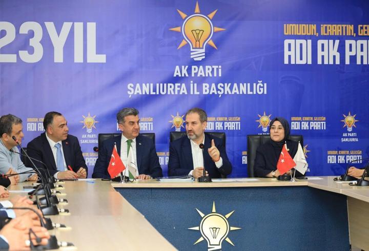 AK Parti'li Şen, Şanlıurfa'da ziyaretlerde bulundu