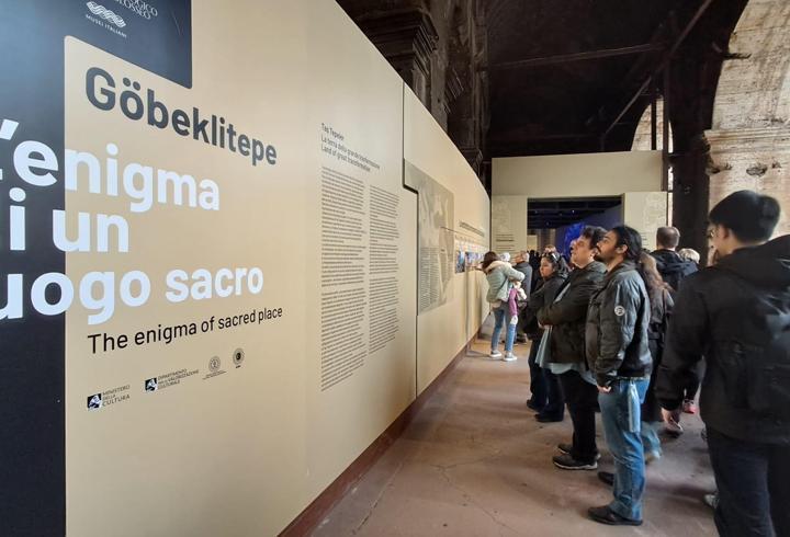 Roma'daki Göbeklitepe sergisine 5 milyon ziyaretçi