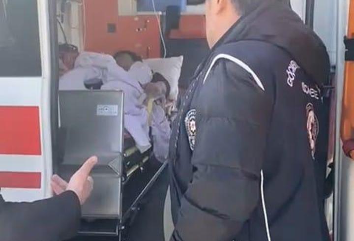Ambulansta kaçak göçmen yakalandı