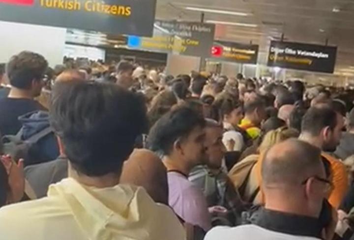 Sabiha Gökçen Havalimanı’nda ‘Polnet’ kuyruğu