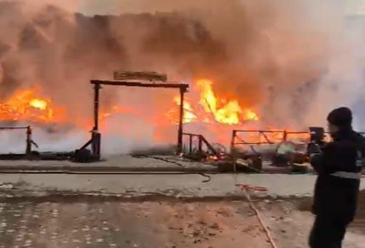 Bolu'da mühürlenen otelde yangın; restoranı kullanılamaz hale geldi