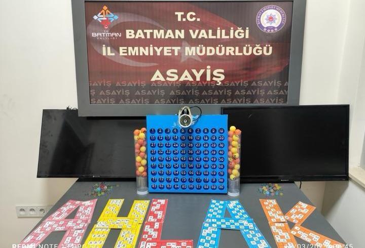 Batman'da kumar oynayan 41 kişiye 379 bin lira ceza kesildi