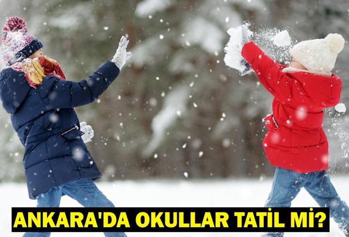 Ankara'da okullar tatil mi? Ankara Valiliği açıklama yaptı mı?