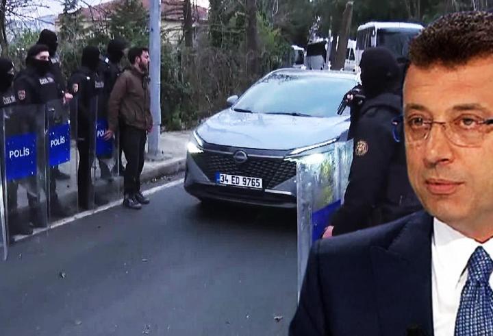İmamoğlu gözaltına alındı! Evinden böyle götürüldü