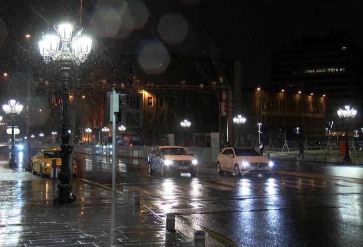 Ankara'da kar yağışı