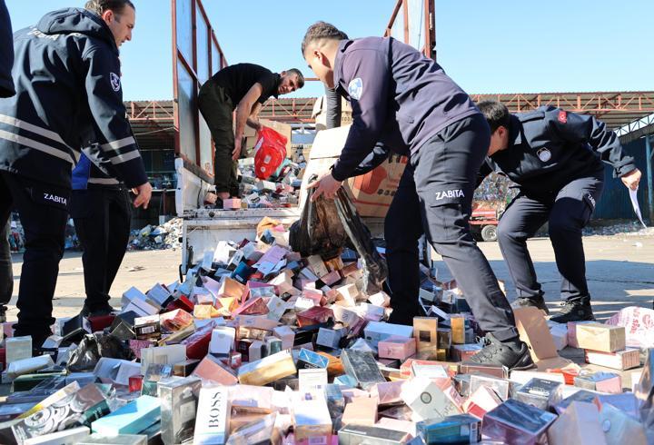 Antalya'da sahte parfüm operasyonu