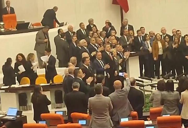 Genel Kurul’da İmamoğlu'na gözaltı tepkisi