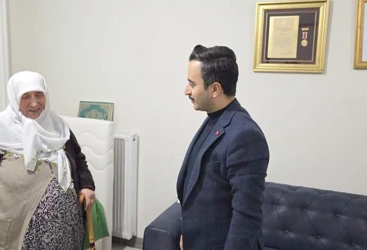 Kaymakam Erciyas’dan şehit annesine ziyaret
