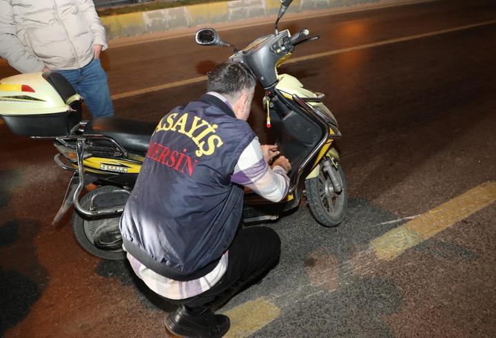 Mersin'de motosiklet denetimi
