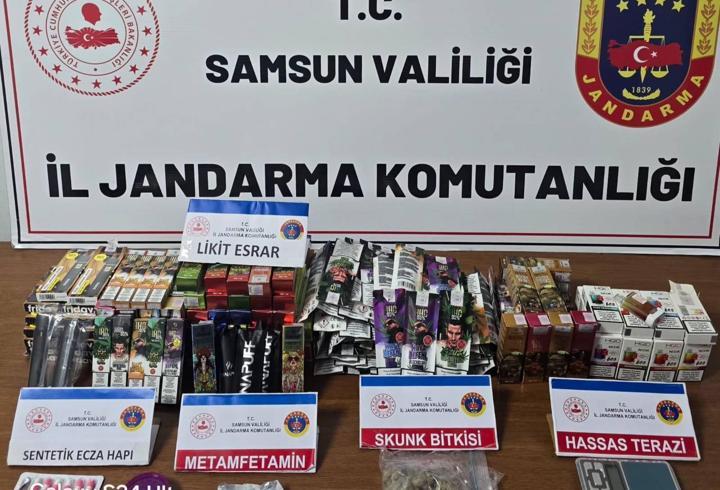 Samsun'da uyuşturucu operasyonu; 1 gözaltı