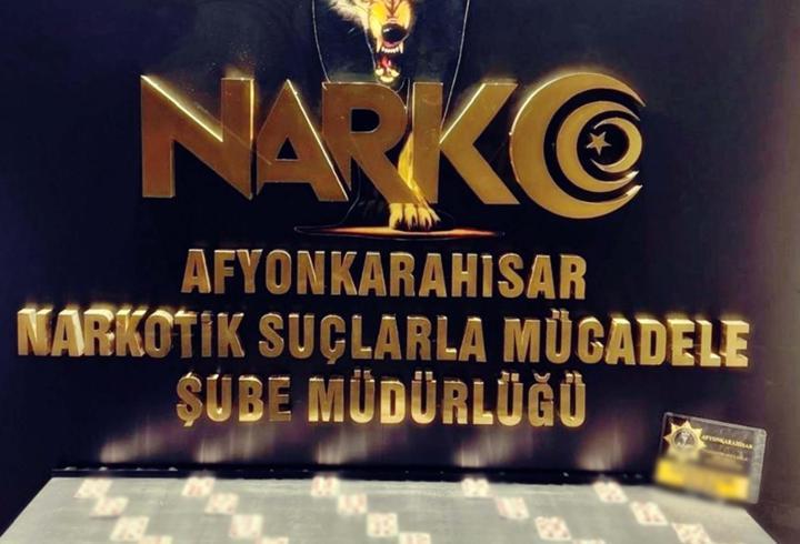 Afyonkarahisar'da uyuşturucu hap operasyonu