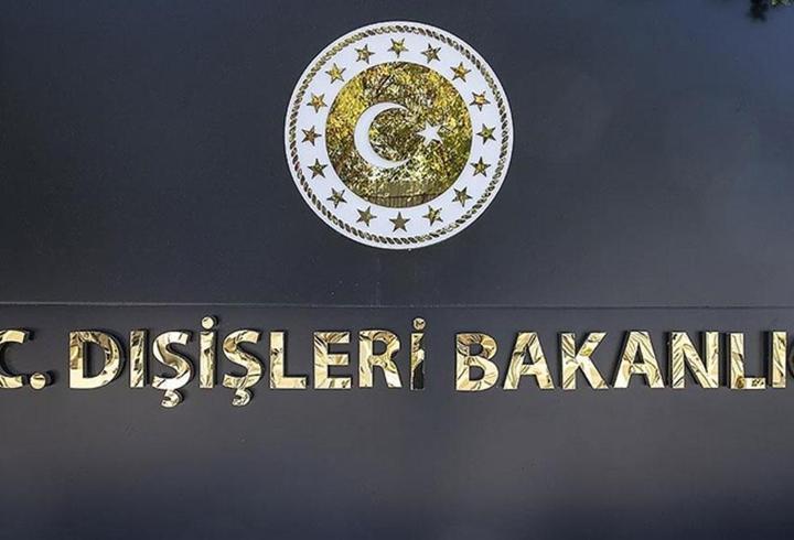 Dışişleri Bakanlığı'ndan İsrail'e sert tepki