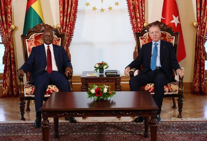 Cumhurbaşkanı Erdoğan Gine Bissau Devlet Başkanı ile görüştü!