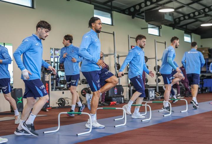 Trabzonspor salonda çalıştı