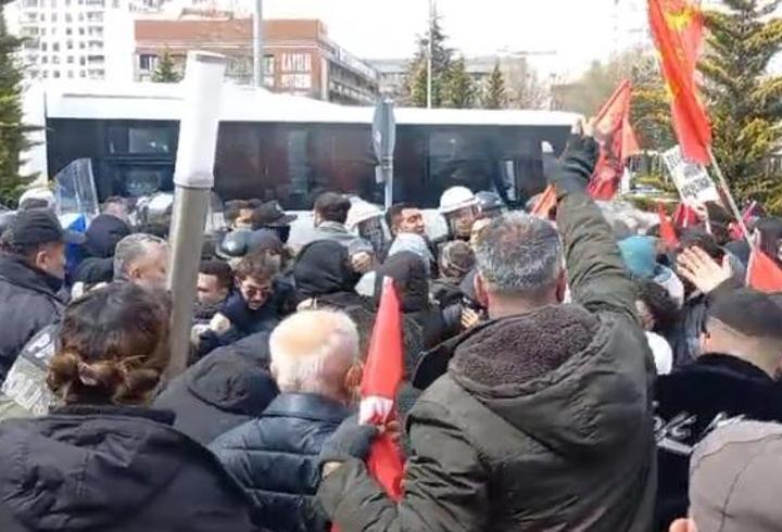 Kayseri'de 'İmamoğlu' gerginliği; 4 gözaltı