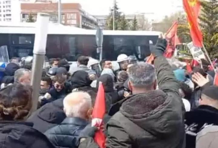 Kayseri'de 'İmamoğlu' gerginliği: 4 gözaltı