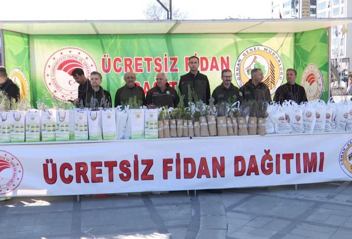 Elazığ'da 23 bin fidan dağıtıldı