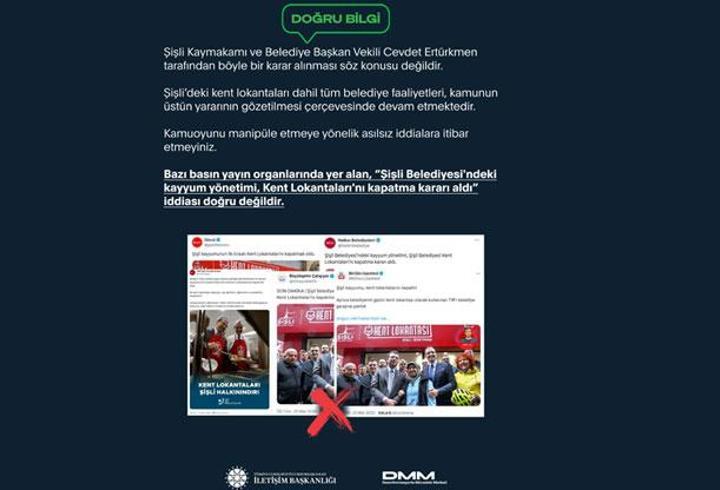 SON DAKİKA... Şişli'de Kent Lokantaları’nın kapatıldığı iddiasına ilişkin açıklama