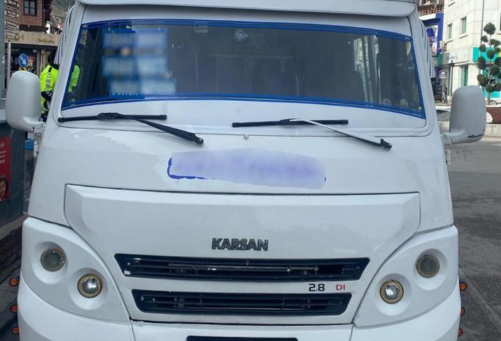 İkiz plakalı minibüslerin sahibine ceza