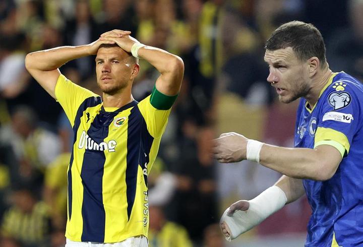 Fenerbahçe’de Edin Dzeko şoku! Sakatlığı sebebiyle yok